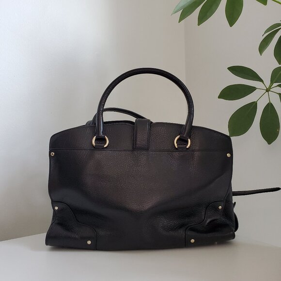Coach | Mercer Studded  | Soft Grain Leather | Large Satchel Bag | Black - Picture 2 of 13